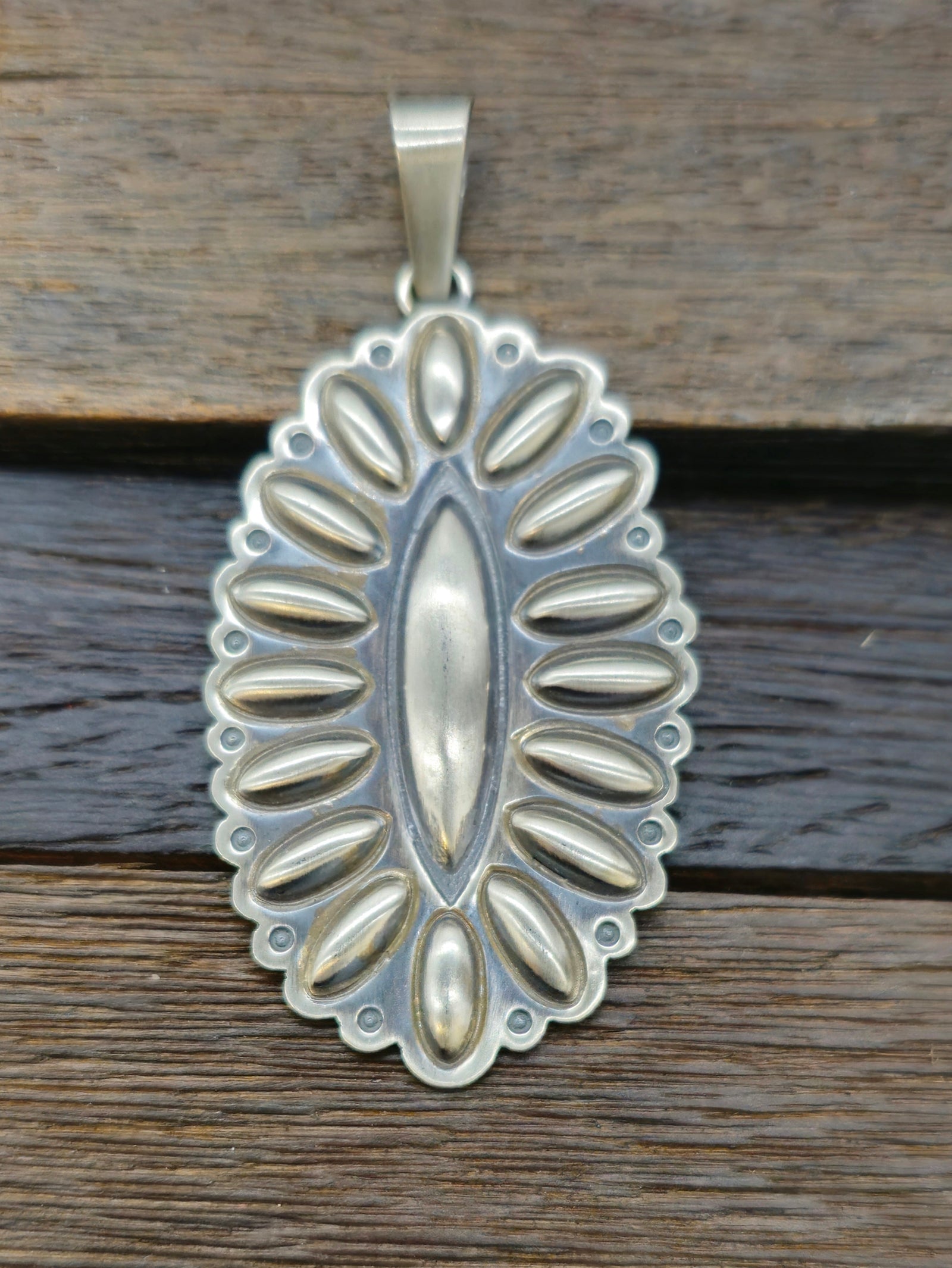 Sterling Silver Cluster Pendant
