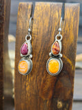 Multi-Stone Navajo Squash Blossom by Lydia Begay