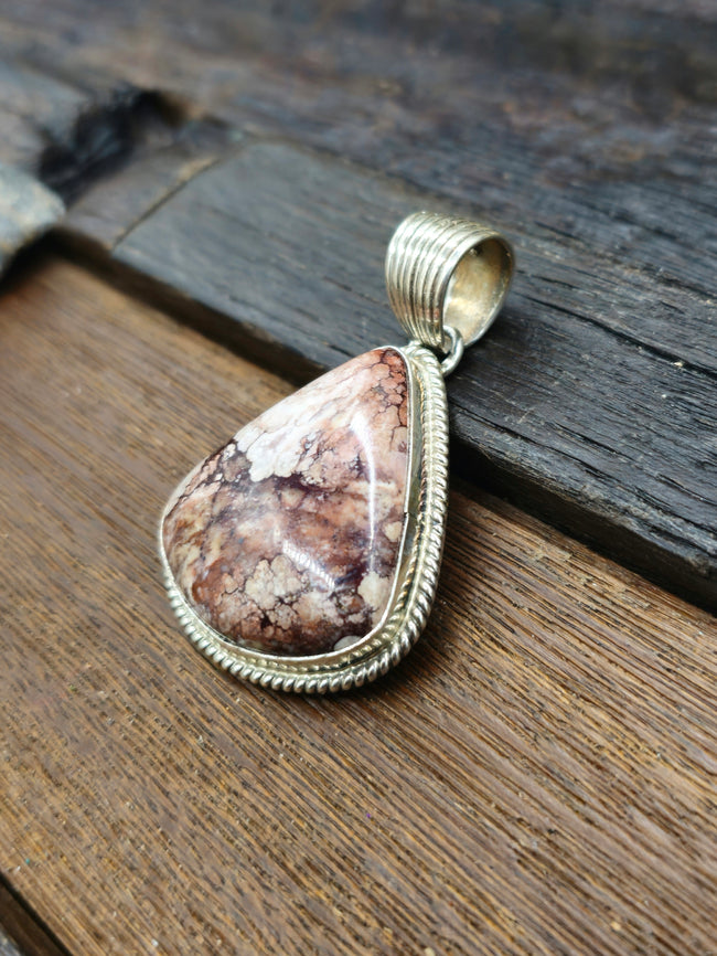 Sterling Silver Wild Horse Pendant