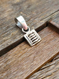 Sterling Silver Thomas Charley Pendant 1 in.
