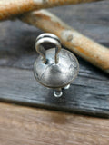 Coin Silver Squash Blossom Pendant by Lawrence Archuleta