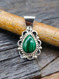 Malachite Pendant by Priscilla Smith