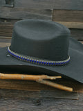 Lapis Sterling Silver Hat Band by James Freeland