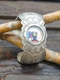 Vintage/Estate Stamped Sterling Silver Watch Cuff - 6 3/4 in.
