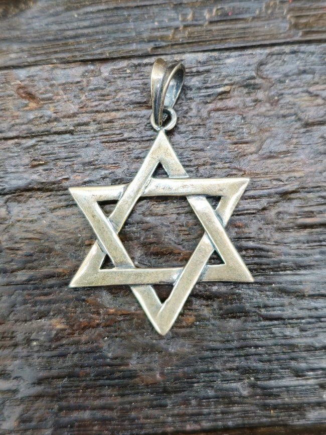 Sterling Silver Star of David Pendant