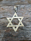 Sterling Silver Star of David Pendant