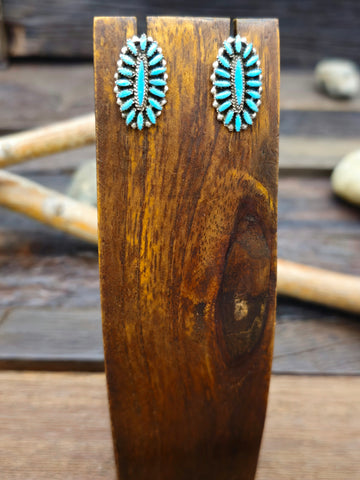 Lapis Lazuli Slab Earrings