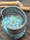 Stamped Sterling Silver Cuff Bracelet by Sunshine Reeves - 7 3/4 in. with Gap