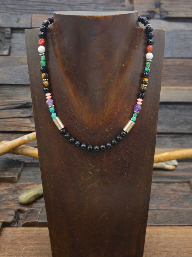 Black Onyx Necklace by Rose Singer - 15 in.