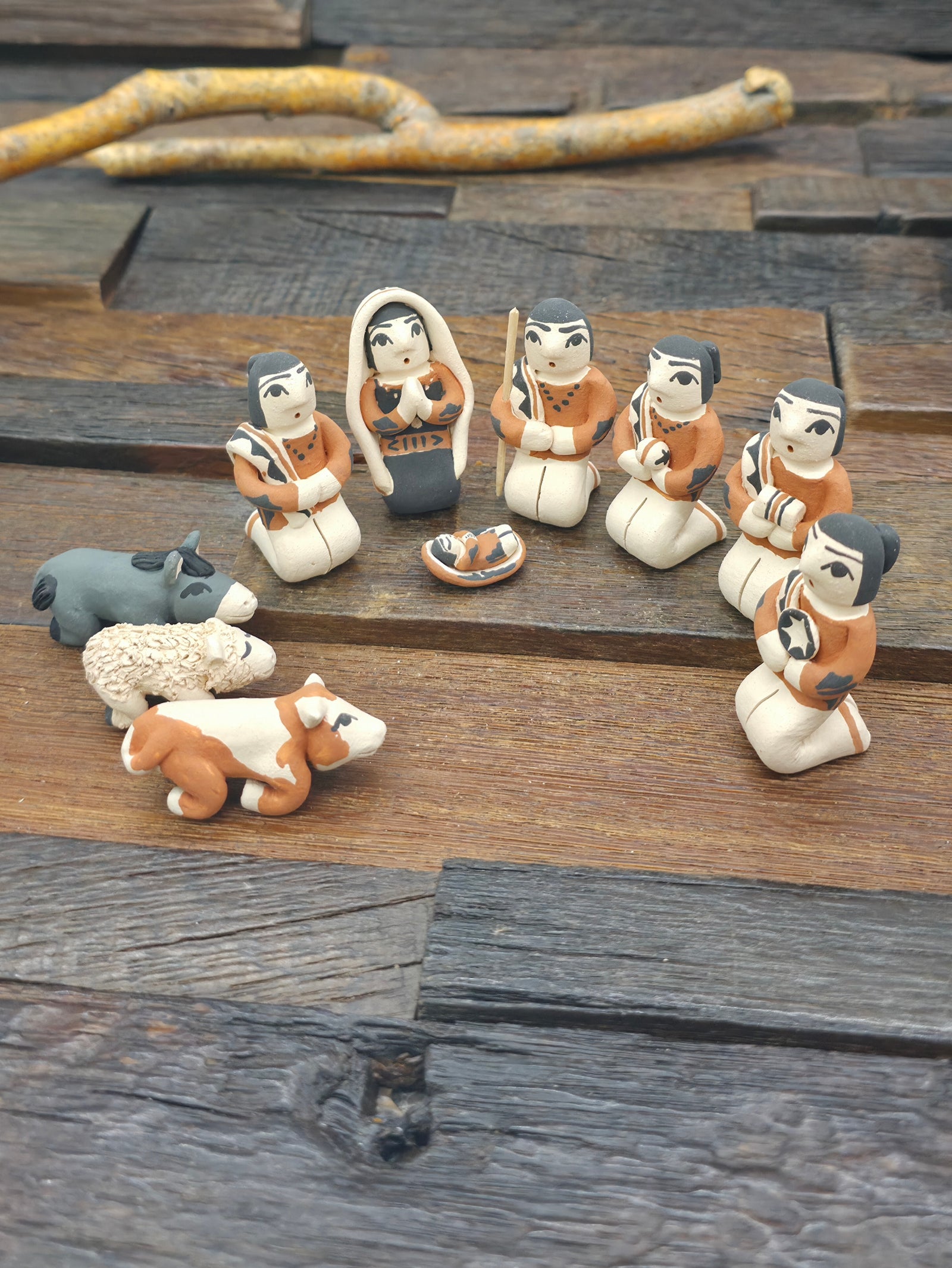 Storyteller Nativity Set by Angel and Ryland Bailon - 10 Pieces