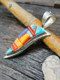 Cobblestone Inlay Pendant by David Tune