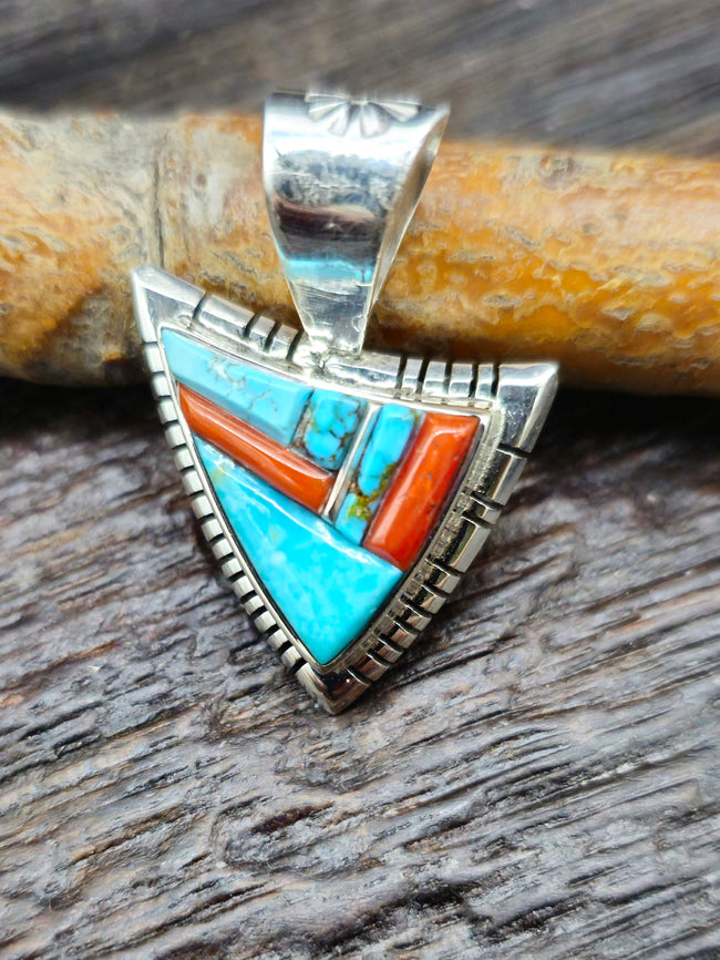 Cobblestone Inlay Pendant by David Tune