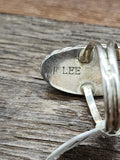 Onyx and Sterling Silver Oval Ring by Tommy Lee