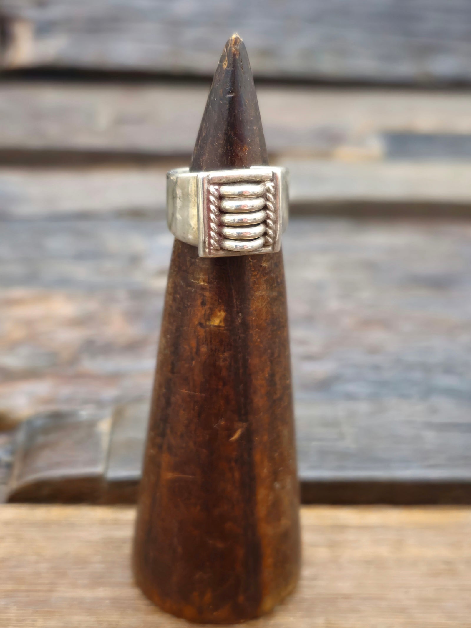 Sterling Silver Ring by Thomas Charley Size 5