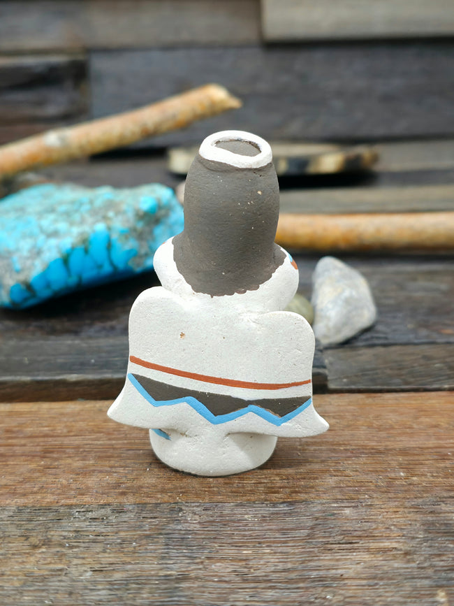 Jemez Angel Figurine by Angie Loretto - 3" by 1 1/2" by 1"