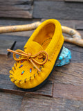 Bastien Infant Beaded Moccasins - Tan
