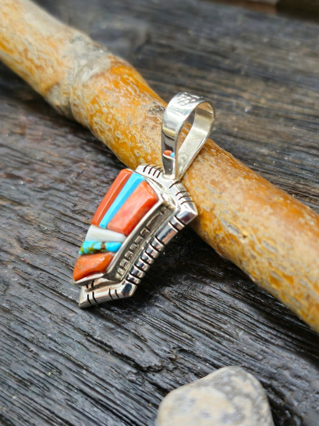 Cobblestone Inlay Pendant by David Tune
