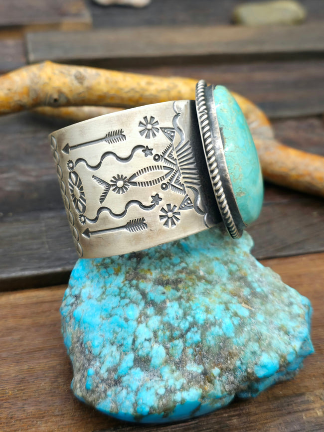 Ronald Tom Pilot Mountain Turquoise Bracelet