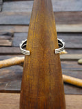 Three Stone Golden Hill Turquoise Sterling Silver Cuff by Verdy Jake - 6 1/2 in.