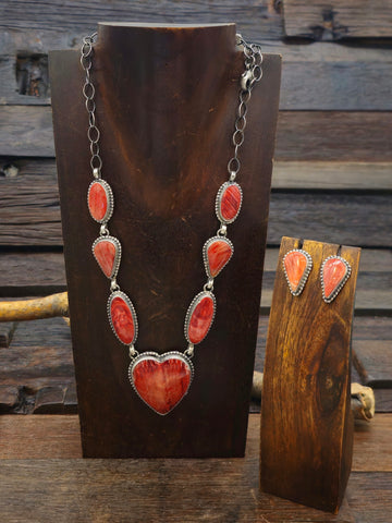 Boulder Turquoise Lariat Necklace by Darrin Livingston 18 in.