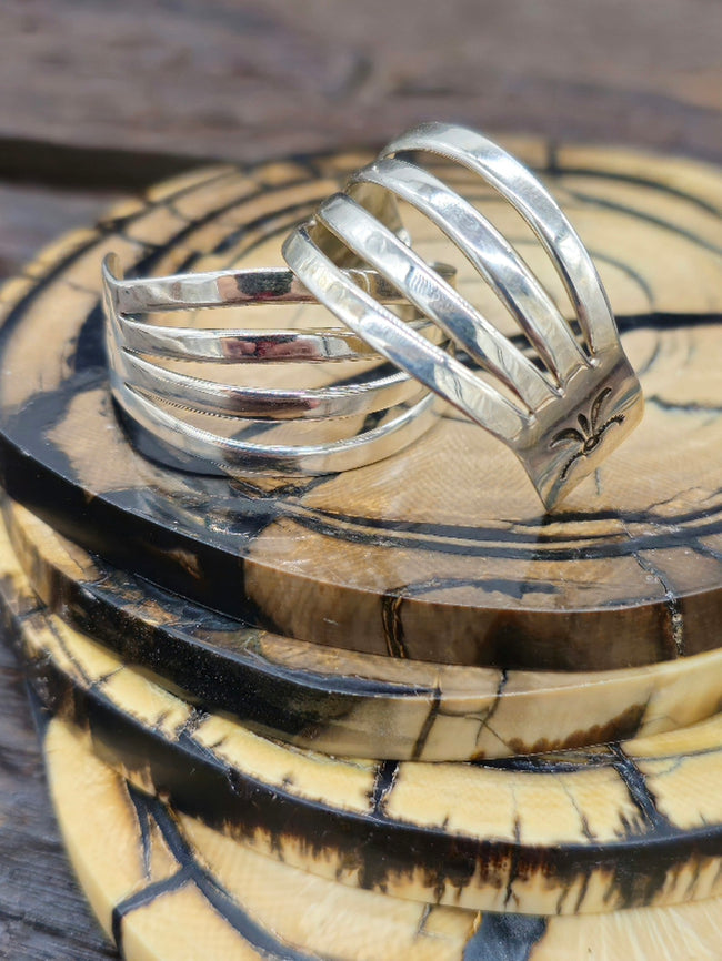High-Shine Sterling Silver Hoop Earrings by Grace Silver