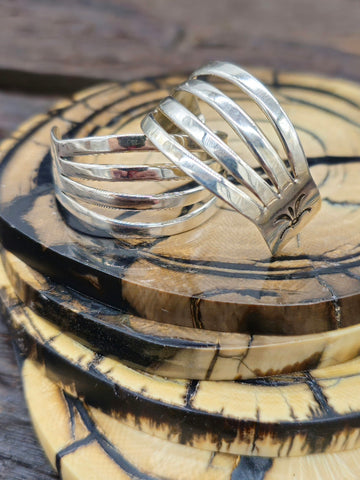 Sterling Silver Post Earrings by Tom Hawk
