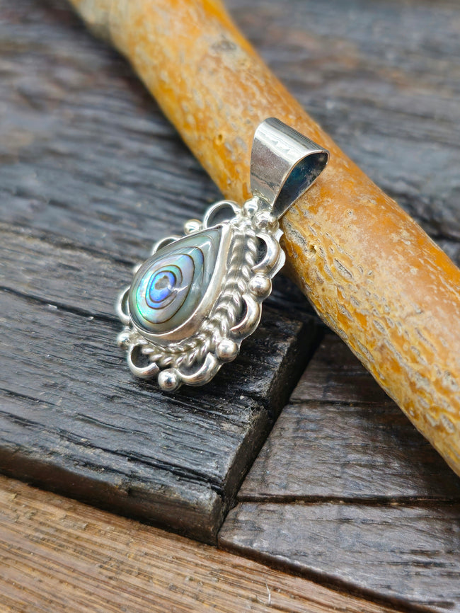 Abalone Shell Pendant by Prescilla Smith
