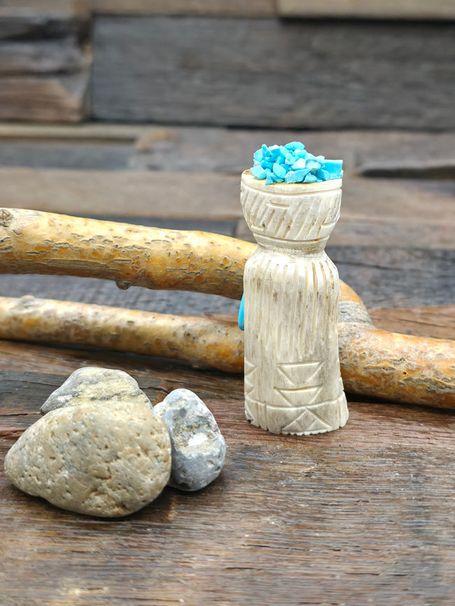 Hand Carved Maiden Fetish by Amory Secilion