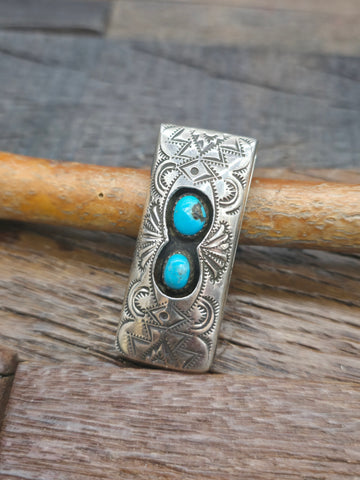 Mini Sterling Silver Tea Kettle with Turquoise by Wesley Whitman - 1 in. by 1 in. - Designs Vary