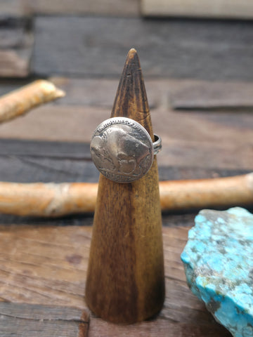 Oxidized Sterling Silver Saucer and Melon Bead Necklace - 18 in.