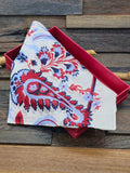 Loyal West Silk Bandana - Red White and Blue