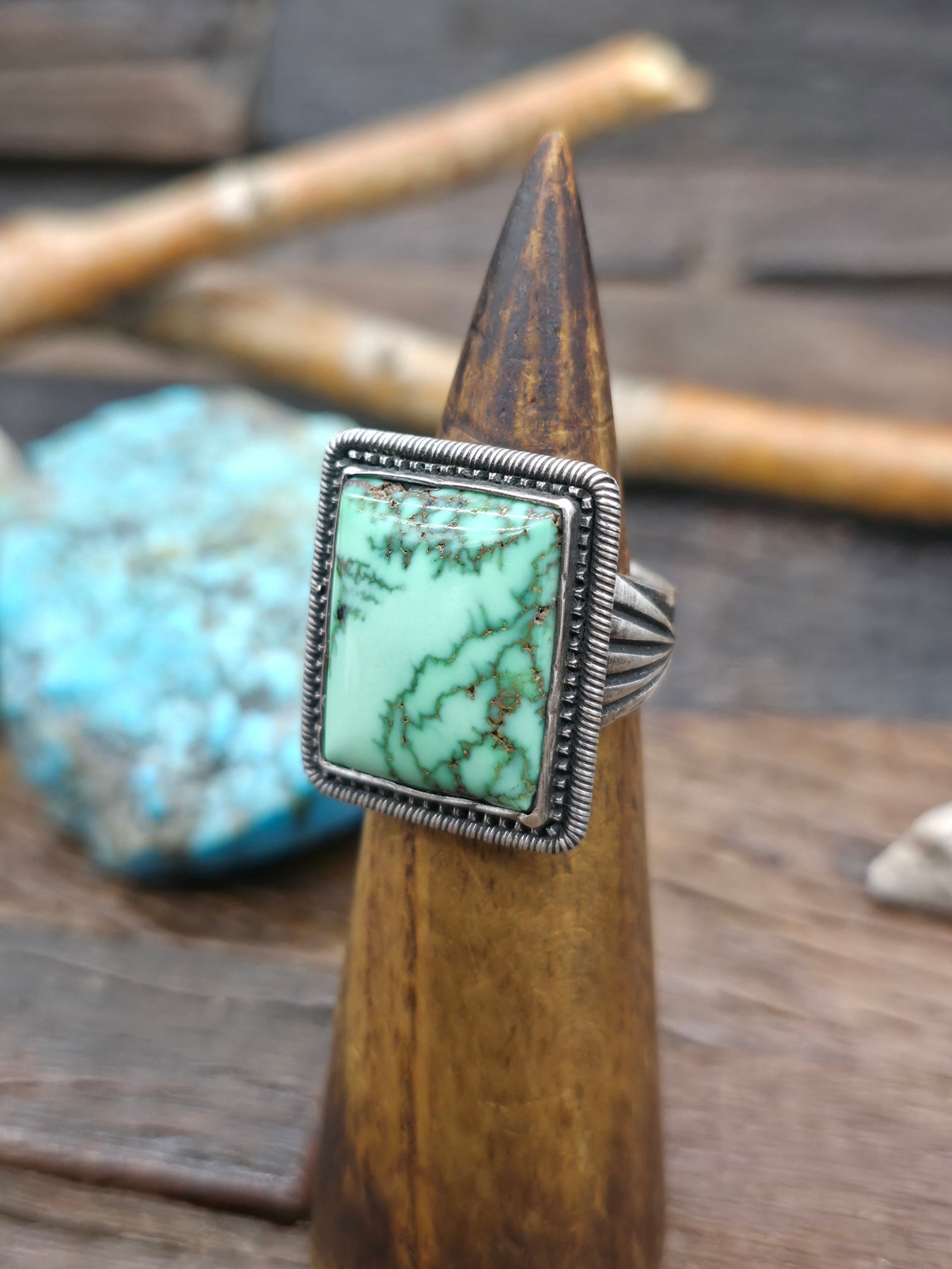 Sterling Silver Damale Ring by Steve Arviso - Size 10