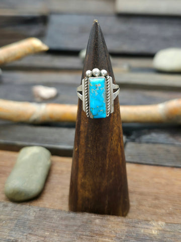 Adjustable Cobblestone Inlay Ring by David Tune