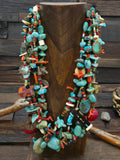5 Strand Treasure Necklace by Fred Archuleta - 24 in.