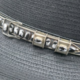 White Buffalo Sterling Silver Hat Band by James Freeland