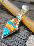 Cobblestone Inlay Pendant by David Tune