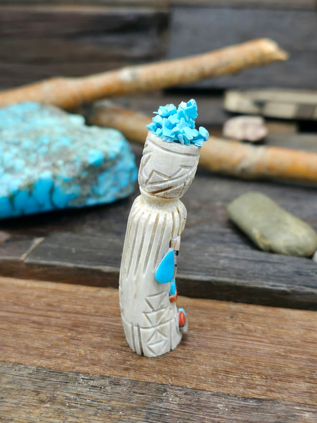 Hand Carved Maiden Fetish by Amory Cecilion