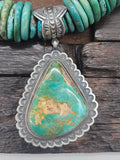 Statement Necklace  with Pendant by Leon Martinez - 28 in.