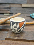 Mini Handmade Acoma Pot by Joyce Lucero - 1 1/2 in. by 1 1/2 in. by 1 1/2 in.