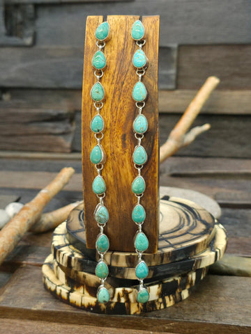 Sterling Silver Kingman Turquoise Cuff - 7 in. w/Gap