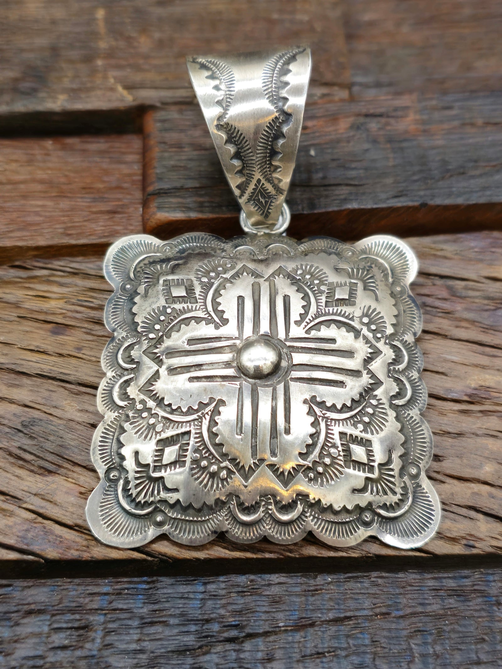 Vincent Platero Square Pendant