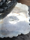 Sterling Silver Turquoise Cluster Bolo Tie by M. Thomas, Jr.