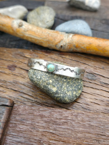 Turquoise Single Stone Bracelet