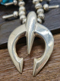Sterling Silver Squash Blossom Necklace by Shirley Jackson
