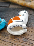 Mini Acoma Cat - Standing with Flower