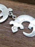 Vintage/Estate Stamped Sterling Silver Lizard Link Bracelet by 