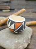 Mini Handmade Acoma Pot by Joyce Lucero - 1 1/2 in. by 1 1/2 in. by 1 1/2 in.