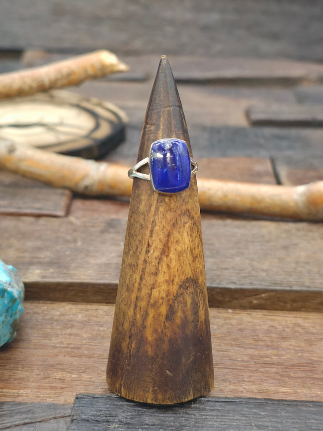 Sterling Silver and Lapis Ring by Cathy Webster - Size 8