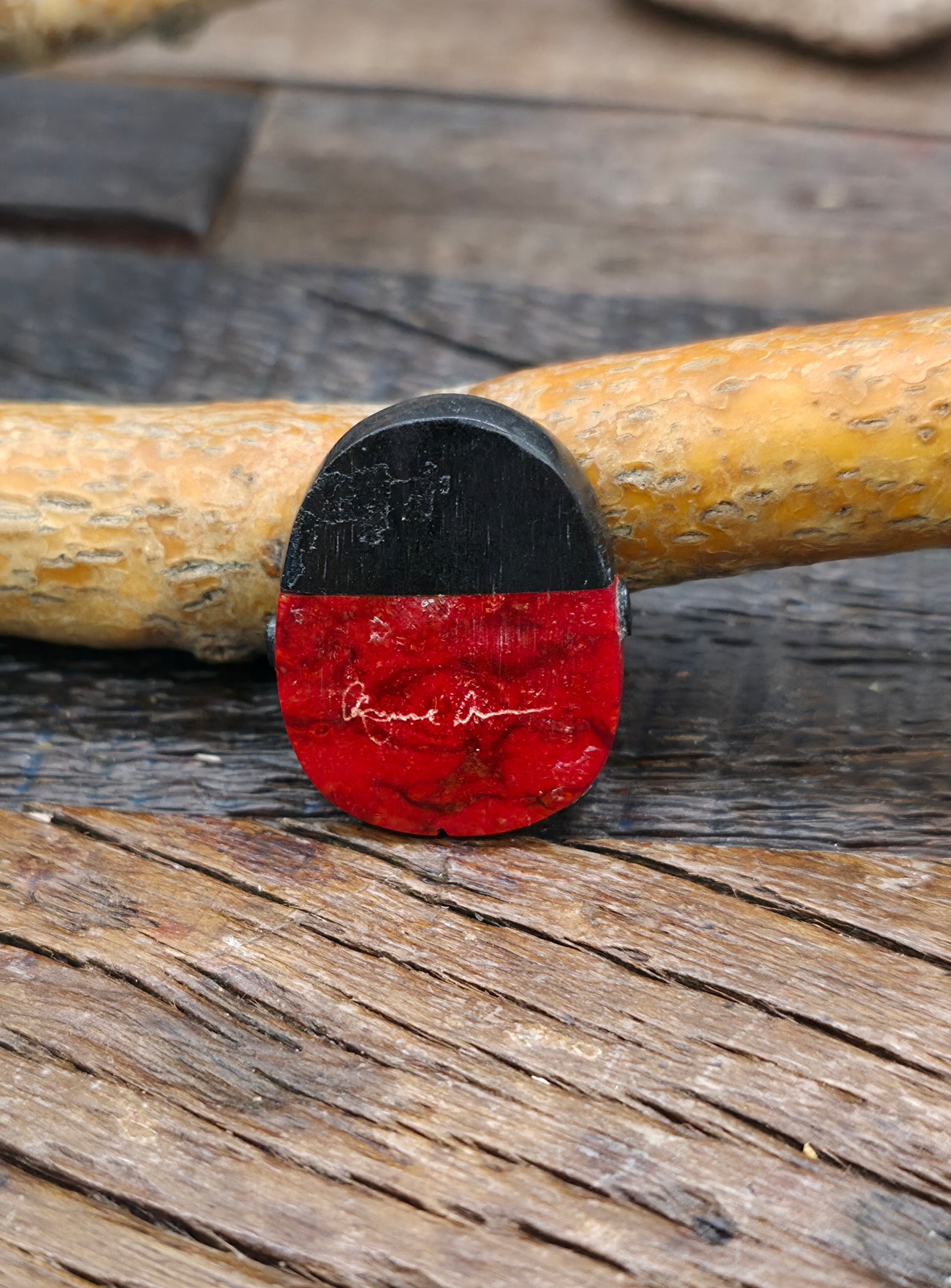 Hand Carved Ladybug Fetish by Georgette Quam
