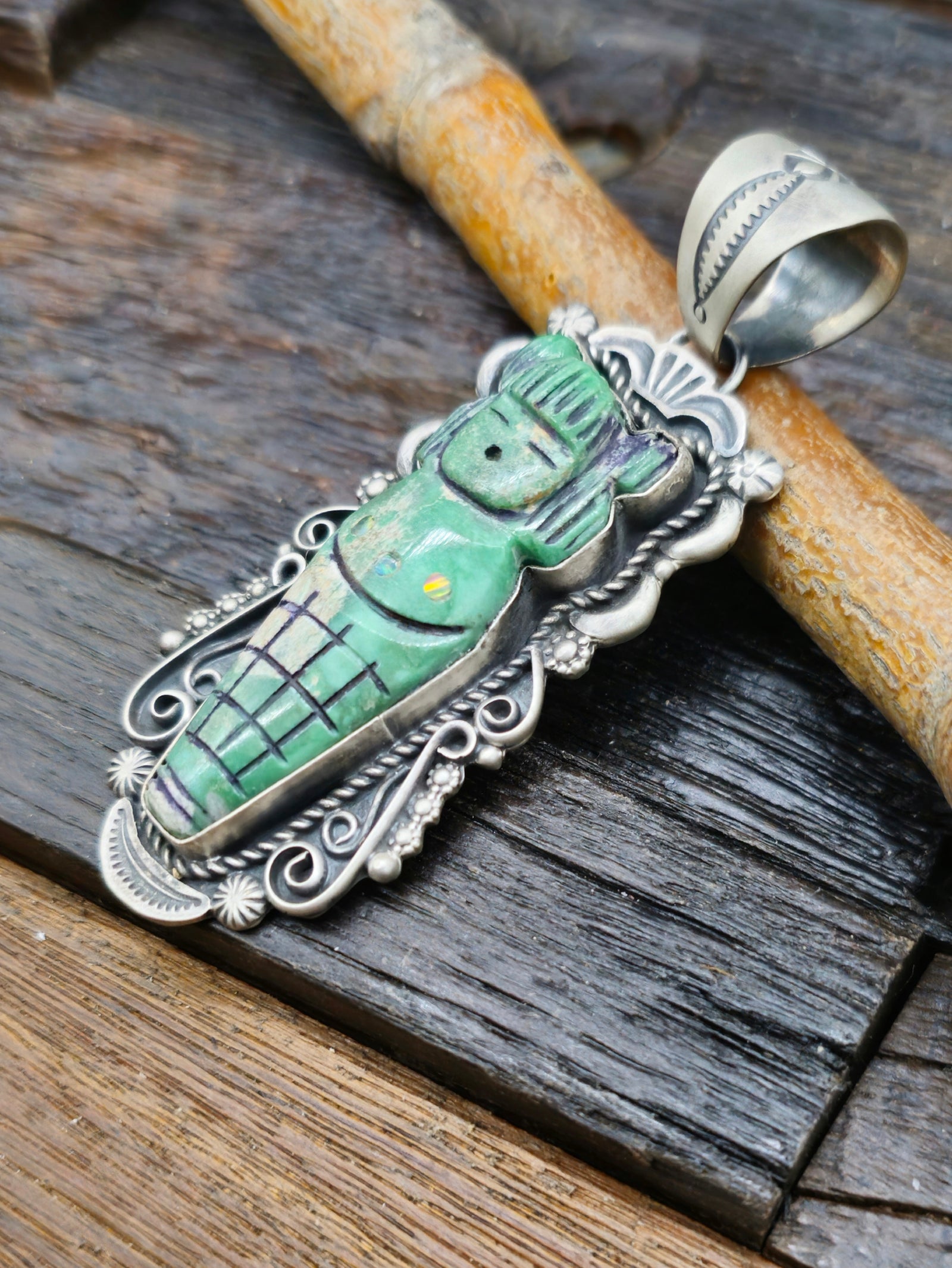 Corn Maiden Pendant by Ronald Tom